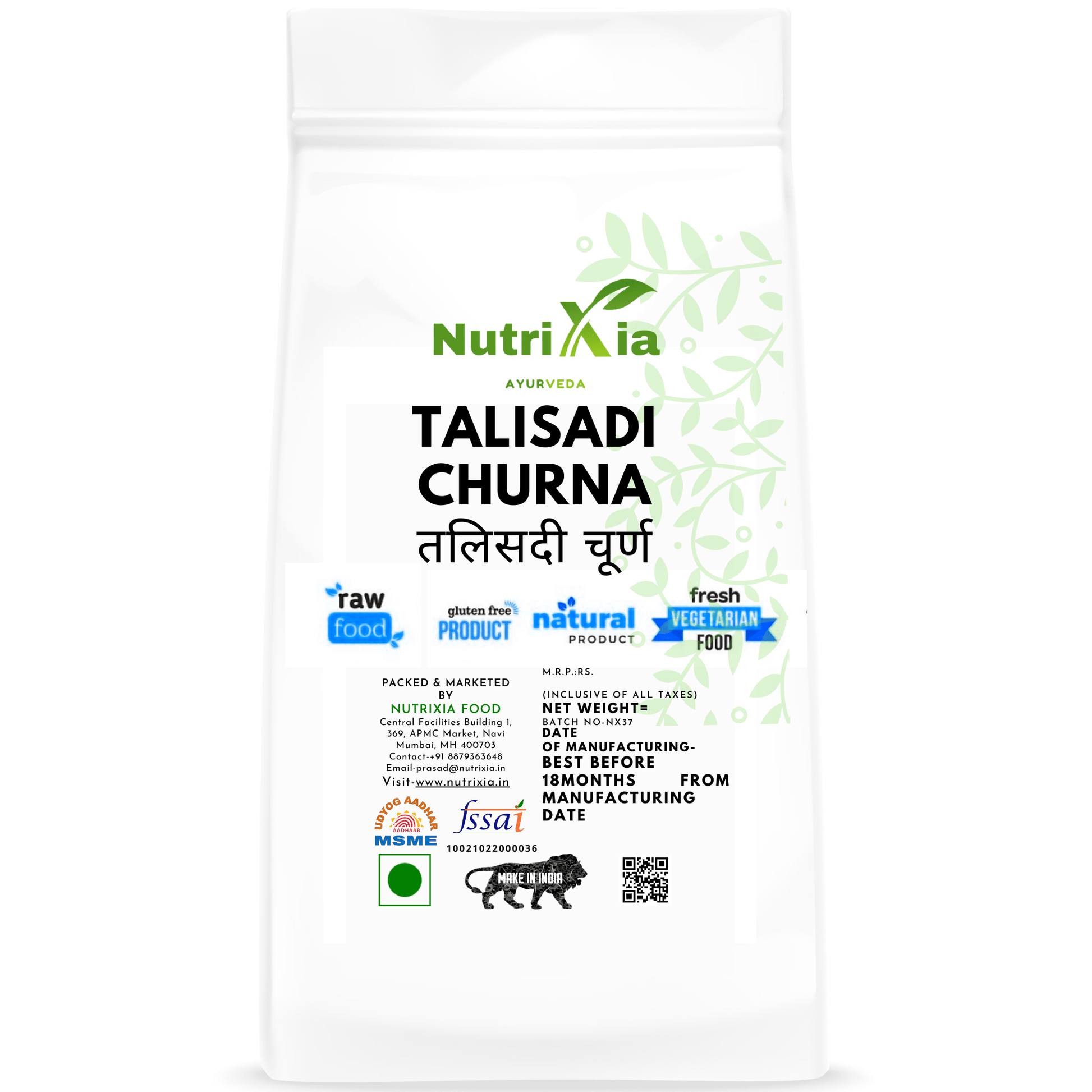 Talisadi Churna -Nutrixia Food
