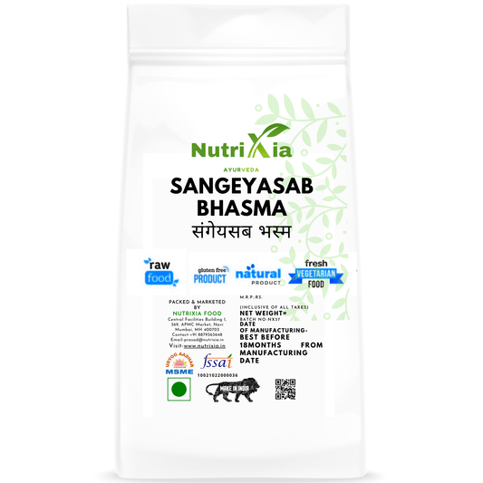 Sangeyasab Bhasma संगेयसब भस्म -Nutrixia Food