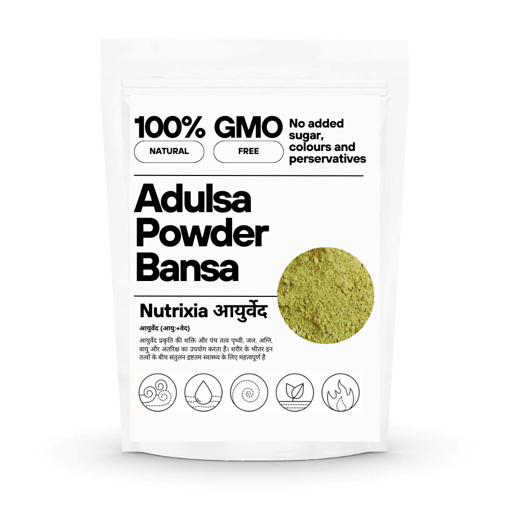 Adulsa Powder/Bansa Powder / अडुलसा पावडर/Malabar Nut/Vasa/Adusha/Adhatoda Vasaka -Nutrixia Food