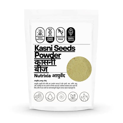 Kasni Powder- Kasni Seeds - Kasini Beej - Kaasni Seeds - Chicory -  कासनी बीज - Cichorium Intybus Nutrixia Food