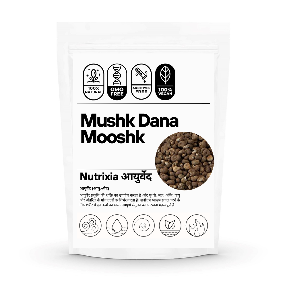 Mushk Dana - Mooshk Dana - Abelmoschus Moschatus - Ambrette Seeds Nutrixia Food