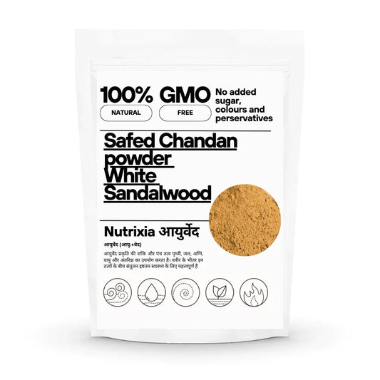 Safed Chandan powder / सफ़ेद चंदन / White Sandalwood powder / Pterocarpus santalinus