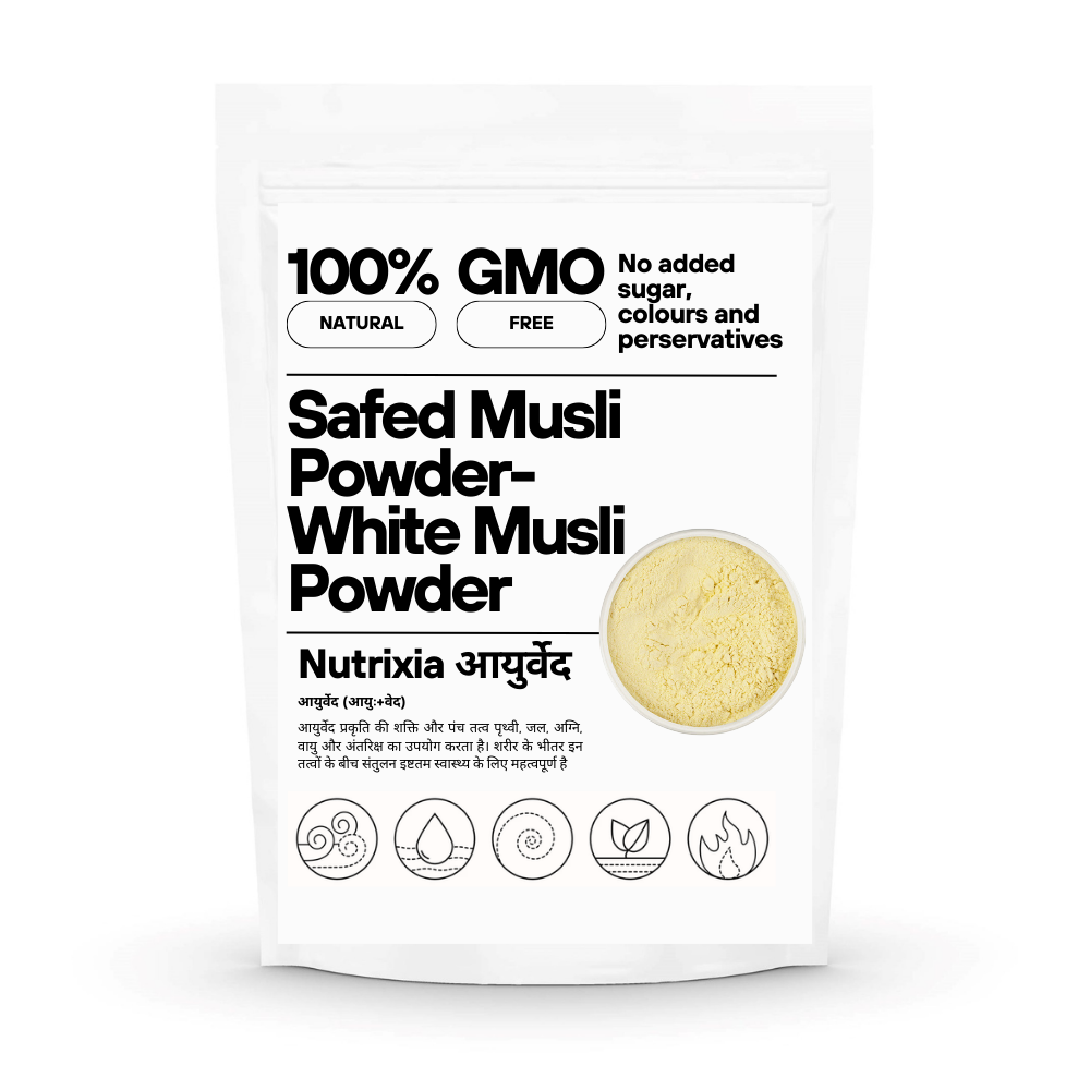 Safed Musli Powder /  सफ़ेद मुसली पाउडर /  White Musli Powder / Chlorophytum Borivilianum