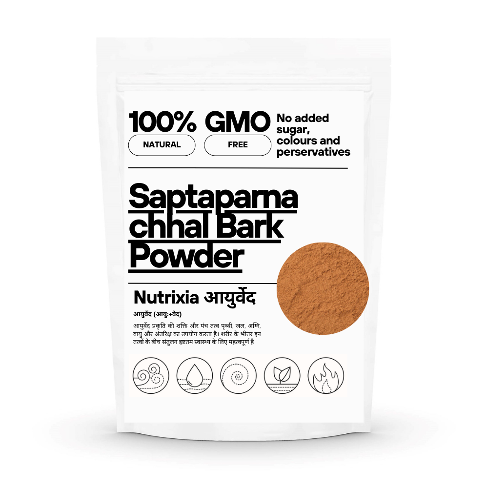 Saptaparna chhal Bark Powder- Alstonia scholaris -Saptaperna Bark Chal Churna -Dita bark-Chitvan - Nutrixia Food