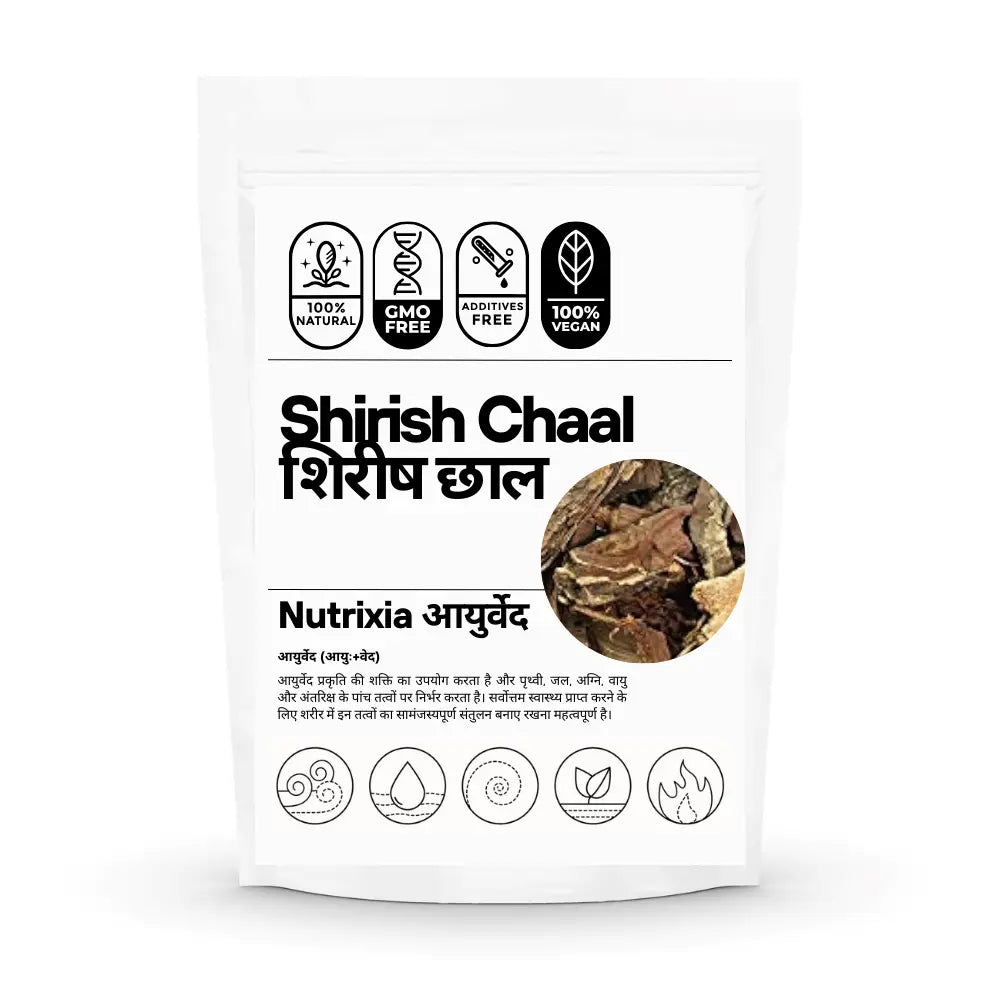 Shirish Chaal - Shirisha Bark - Albizia lebbeck-Shireesh Chhal Dried- शिरीष छाल- Chal-Siris Bark Nutrixia Food