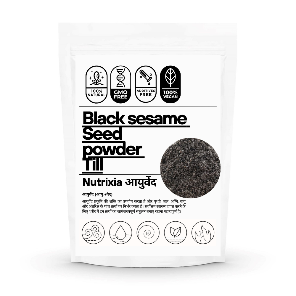 Black Sesame Seed Powder-Kala Till-Ellu-Til    Black Sesame Seed The Indian names include Nuvvulu, Noopappu, Ell, Til, Ellu, Teel, Til, Ellu, Til, Rashi, Tal.