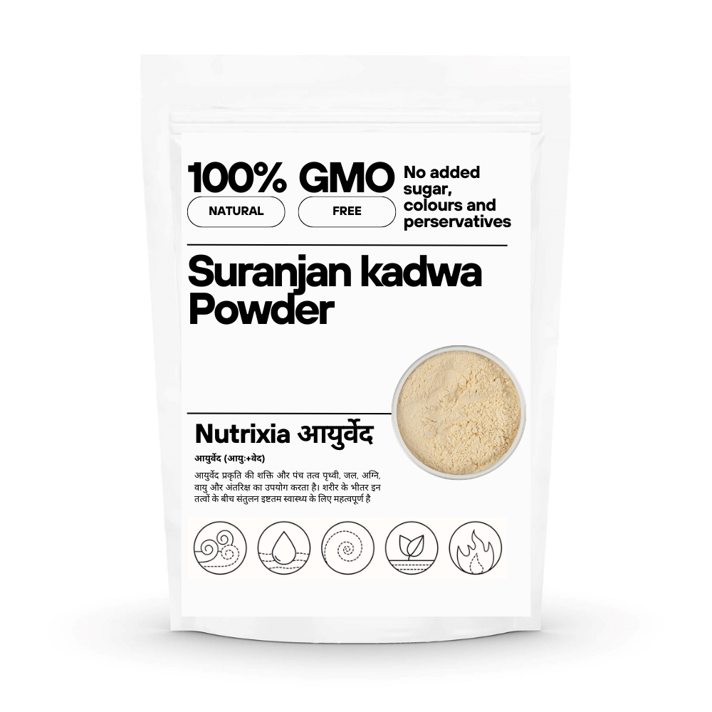 suranjan kadwa Powder Churna Suranjan bitter – Colchicum Luteum Root