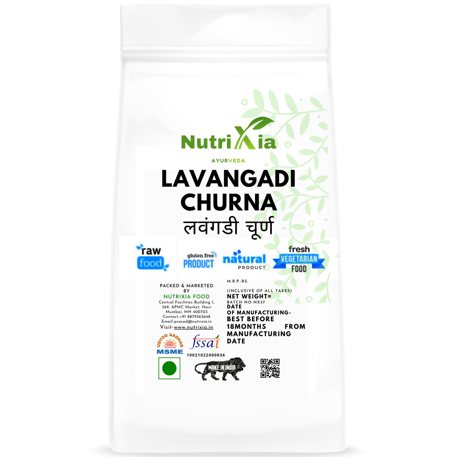 Lavangadi Churna लवंगडी चूर्ण -Nutrixia Food