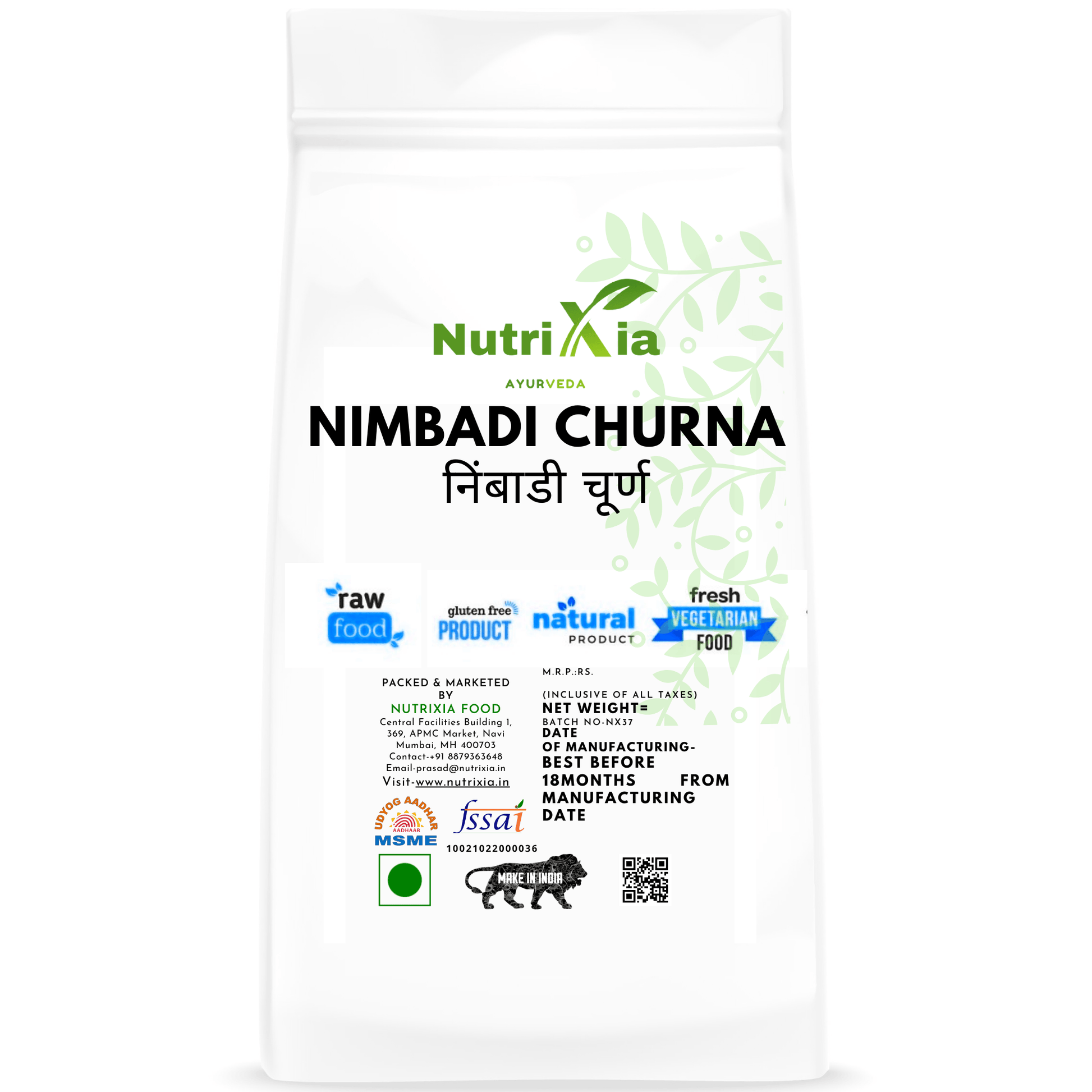Nimbadi Churna निंबाडी चूर्ण -Nutrixia Food