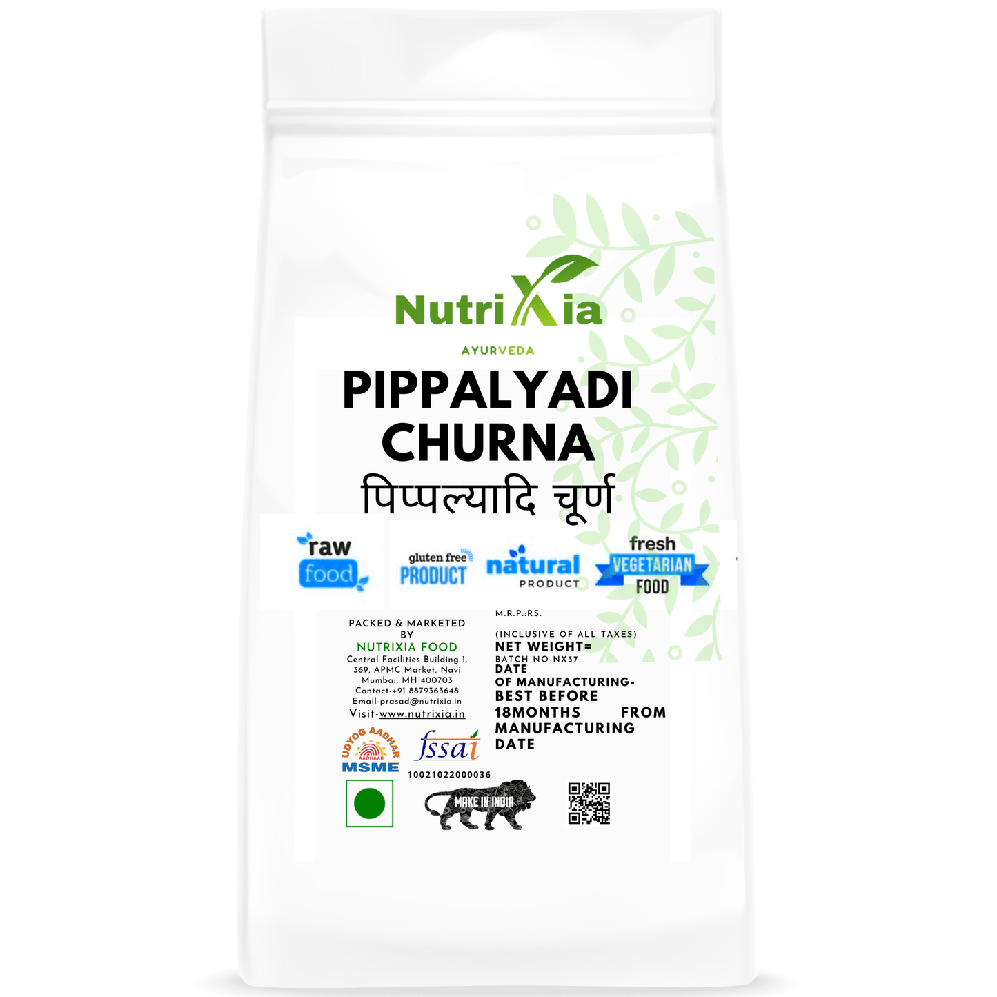 Pippalyadi Churna -Nutrixia Food