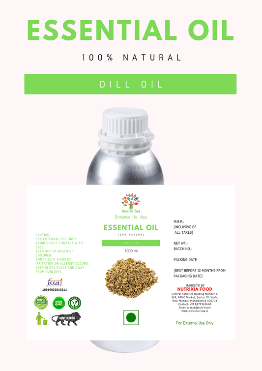 Dill Oil - 1 Liter -Nutrixia Food