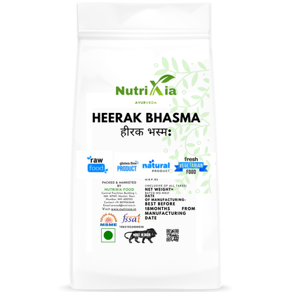 Heerak Bhasma हीरक भस्म: -Nutrixia Food