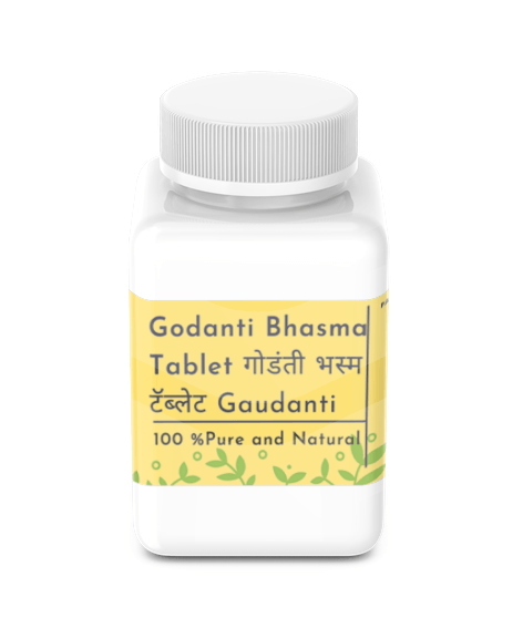 Godanti Bhasma Tablet गोडंती भस्म टॅब्लेट Gaudanti -Nutrixia Food