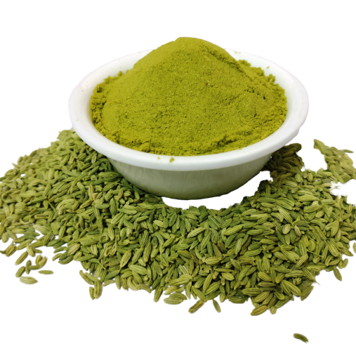 Saunf  Powder / सौंफ  पाउडर / Saunf / Aniseed / Foeniculum vulgare Mill -Nutrixia Food fennel powder variyali powder churna