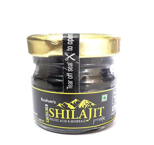 Shudh Shilajit Paste  20 Grams Pack- Liquid / Raisin / Original / शिलाजीत / ASPHALTUM -Nutrixia Food