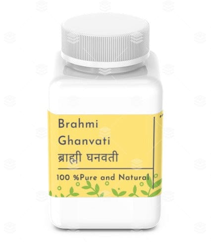 Brahmi Ghanvati - ब्राह्मी घनवती - Brahmi Vati -Nutrixia Food